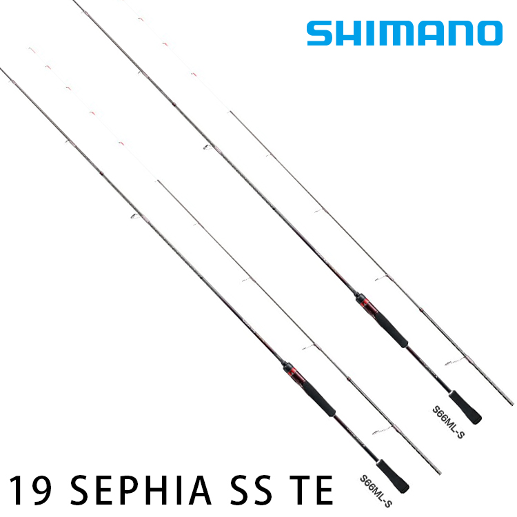 SHIMANO 19 SEPHIA SS TIP EGING 66M-S [海水路亞竿] [軟絲竿]