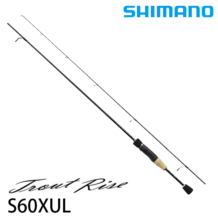 SHIMANO 19 TROUT RISE S60XUL [淡水路亞竿] [鱒魚竿] [新手入門]