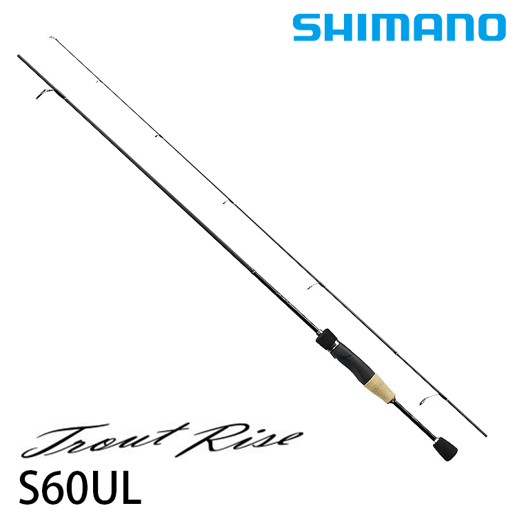 SHIMANO 19 TROUT RISE S60UL [淡水路亞竿] [鱒魚竿] [新手入門]