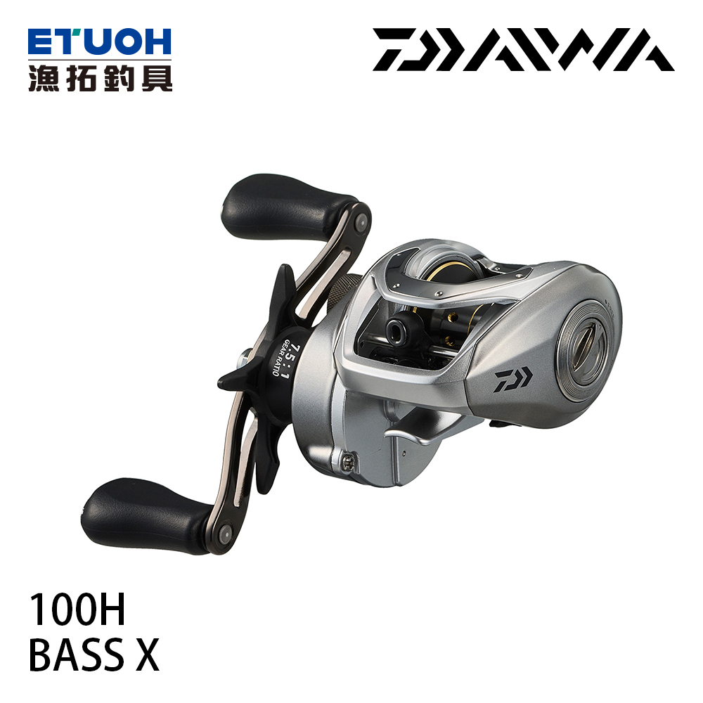 DAIWA 24 BASS X 100H [右手捲][兩軸捲線器]