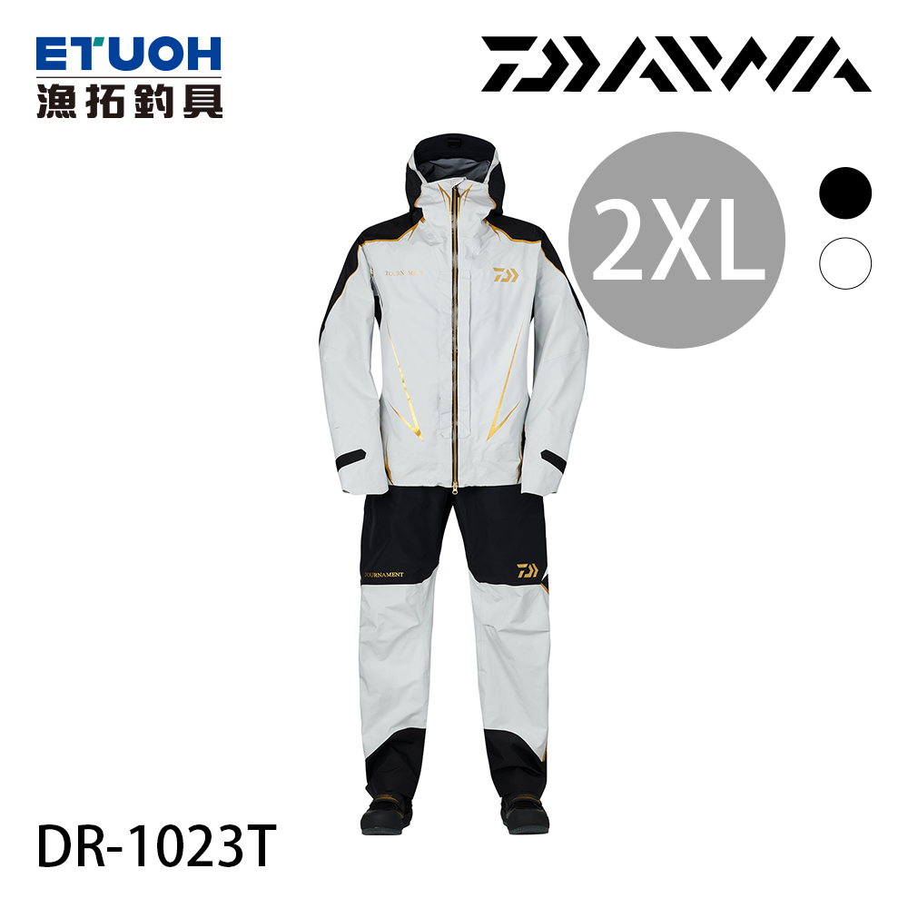 DAIWA DR-1023T 白 #2XL [GORE-TEX 透氣防水雨衣套裝] [超取限購一件]
