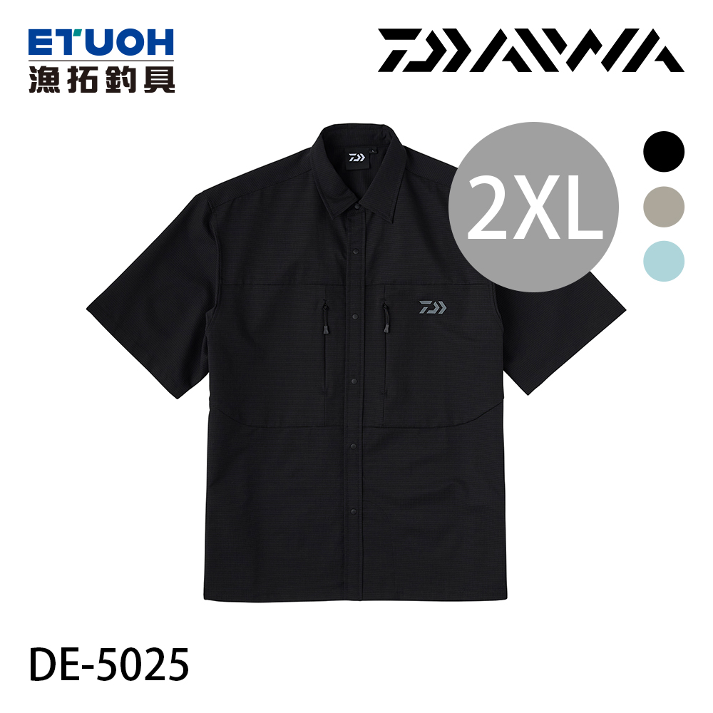 DAIWA DE-5025 黑 2XL [襯衫]