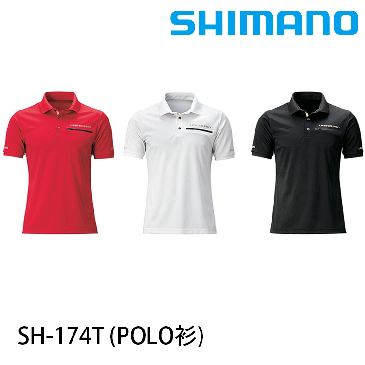 SHIMANO SH-174T 黑 [POLO衫]