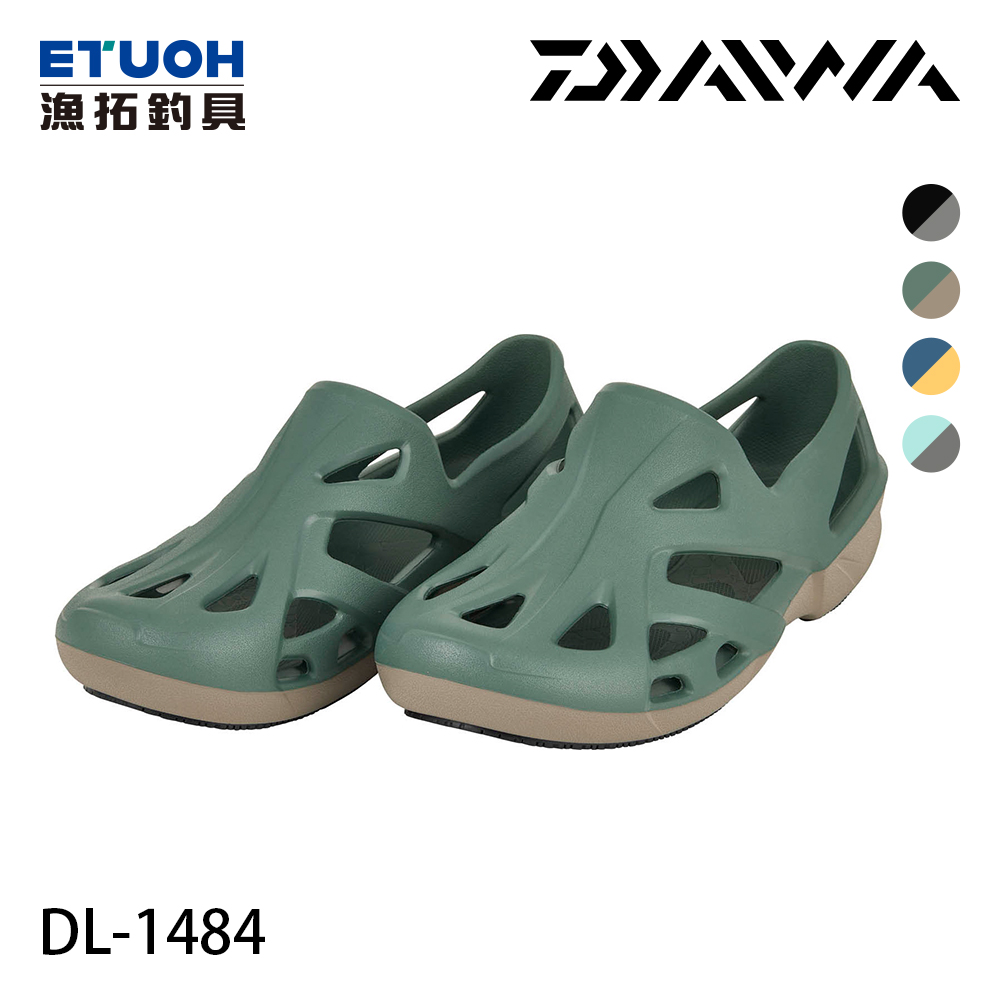 DAIWA DL-1484 綠炭/灰 [布希鞋] [涉水運動鞋]