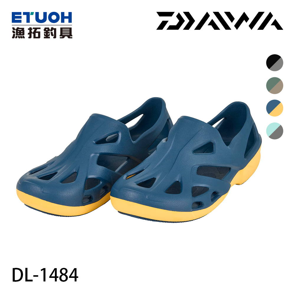 DAIWA DL-1484 海軍藍/黃 [布希鞋] [涉水運動鞋]