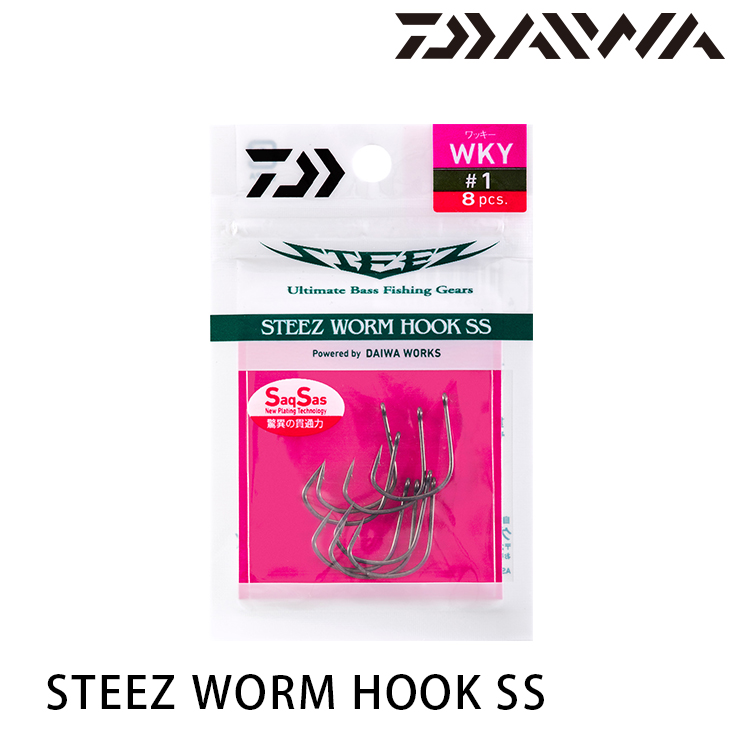 DAIWA STEEZ WORM HOOK SS WKY [WACKY鉤]