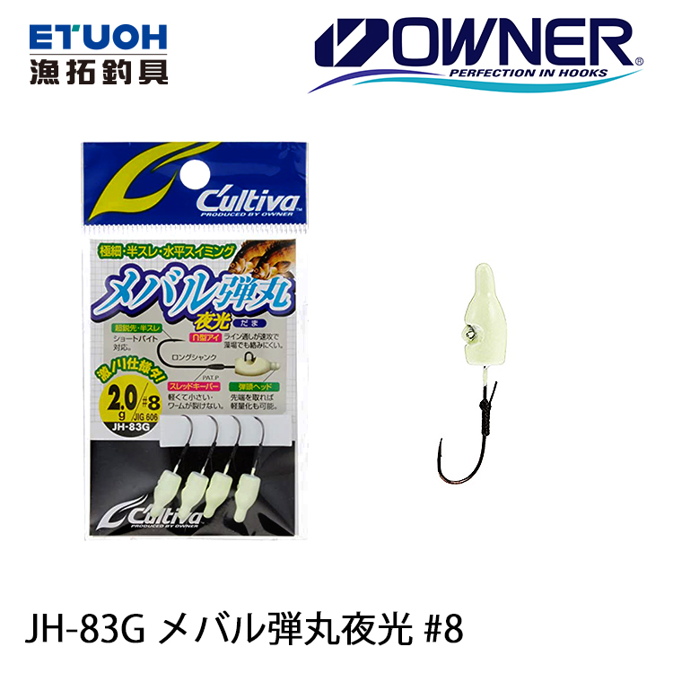 OWNER CULTIVA JH-83G #8 [根魚鉛頭鉤]