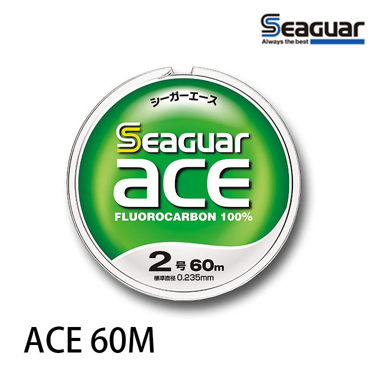 SEAGUAR ACE 60M #0.6- #1.0 [碳纖線]