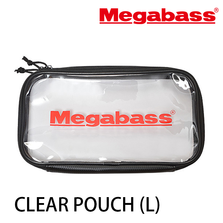 MEGABASS CLEAR POUCH #L [透明收納袋] - 漁拓釣具官方線上購物平台