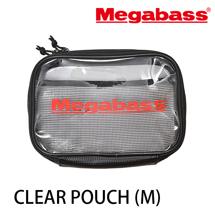 MEGABASS CLEAR POUCH #M [透明收納袋] - 漁拓釣具官方線上購物平台