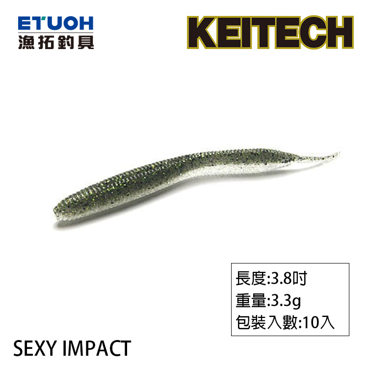 KEITECH SEXY IMPACT 3.8吋[路亞軟餌] - 漁拓釣具官方線上購物平台