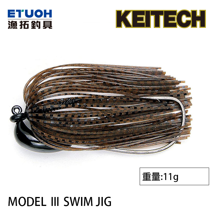 KEITECH MODEL 3 JIG #5/0 #11.0G [鉛頭鉤]