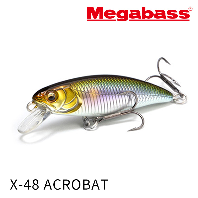 MEGABASS X-48 ACROBAT [S] [路亞硬餌] [存貨調整]