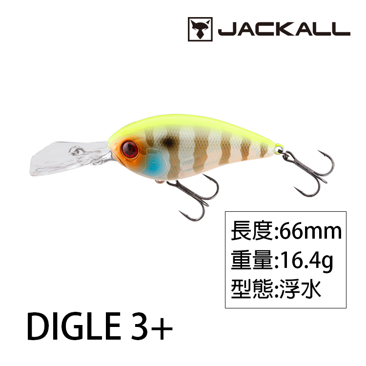 JACKALL DIGLE 3  [路亞硬餌]