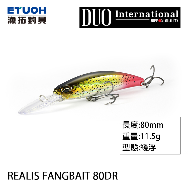 DUO REALIS FANGBAIT 80DR [路亞硬餌]