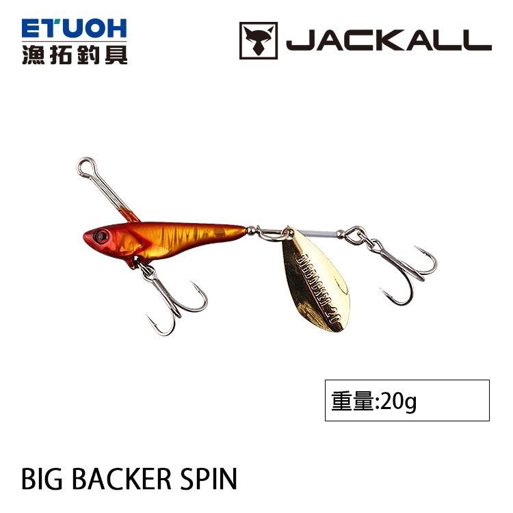 JACKALL BIG BACKER SPIN 20g [路亞硬餌]