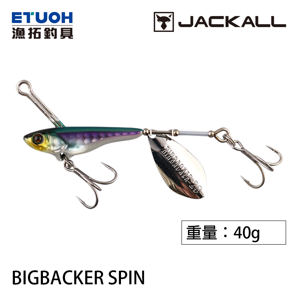 JACKALL BIG BACKER SPIN 40g [路亞硬餌]