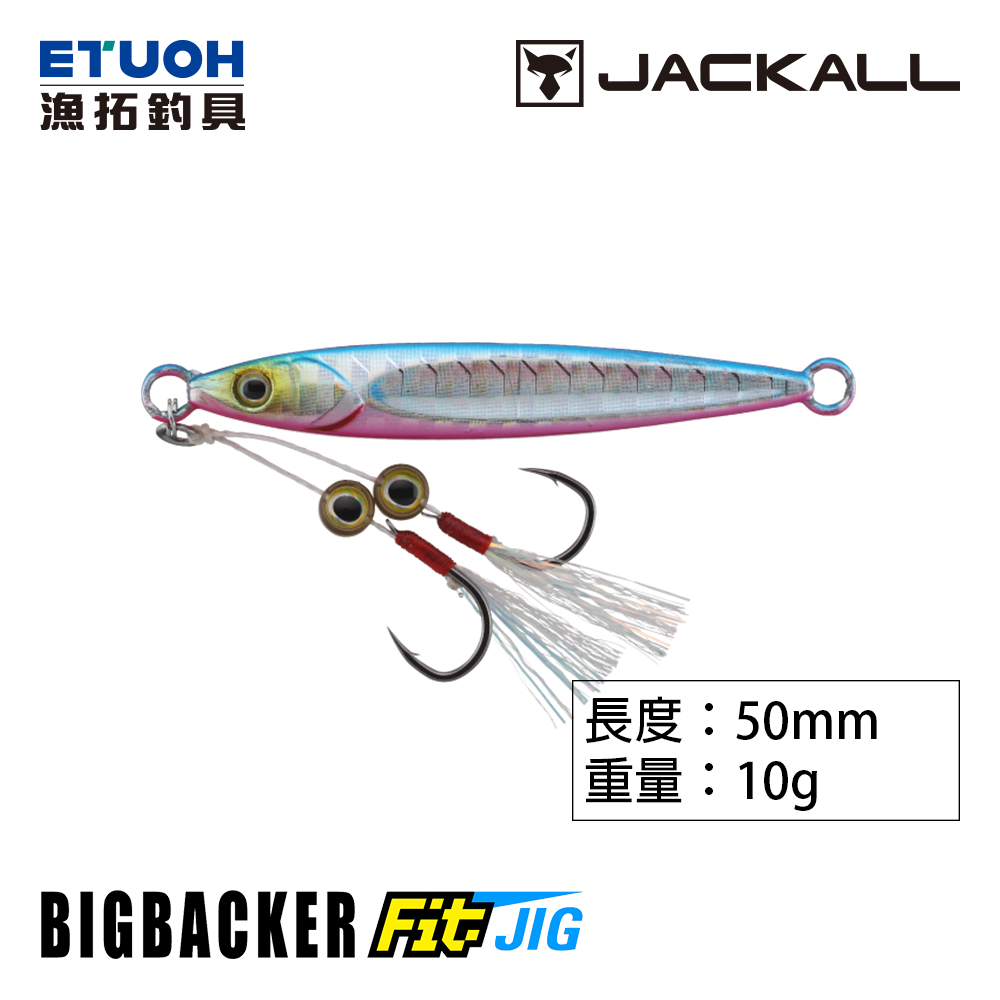 JACKALL BIG BACKER FIT JIG 10g [微型鐵板]