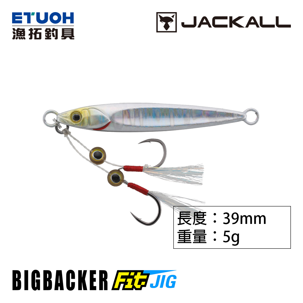 JACKALL BIG BACKER FIT JIG 5g [微型鐵板]