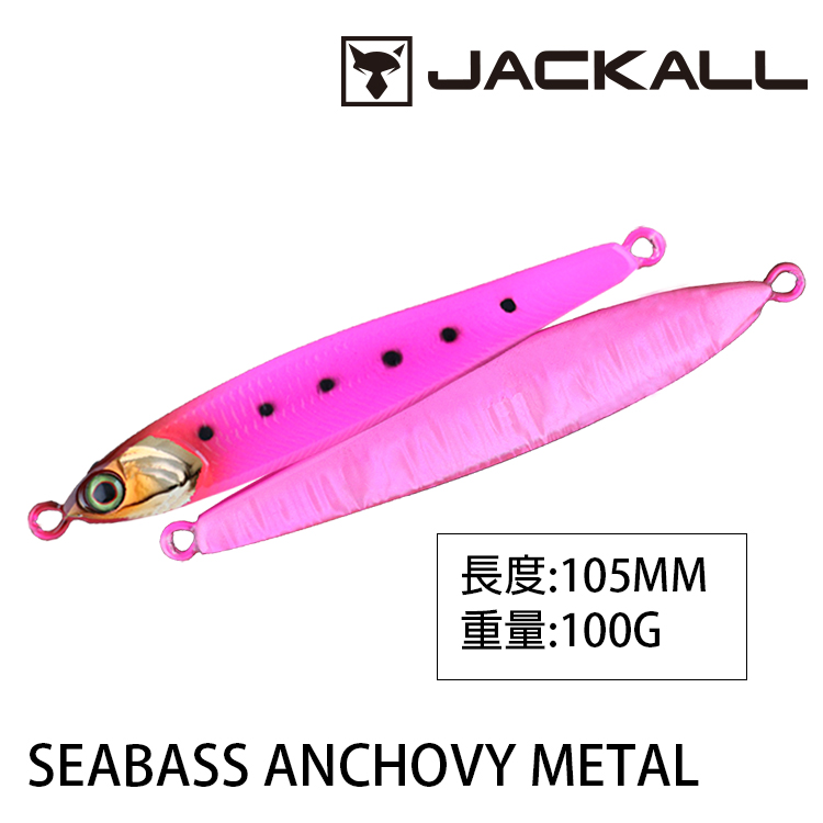 JACKALL SEABASS ANCHOVY METAL 100g [鐵板]