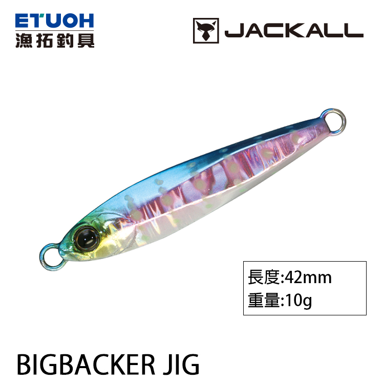 JACKALL BIG BACKER JIG #10g [岸拋鐵板]