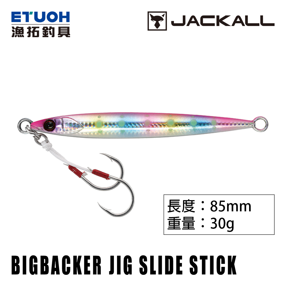 JACKALL BIG BACKER JIG SLIDE STICK #30g [岸拋鐵板]